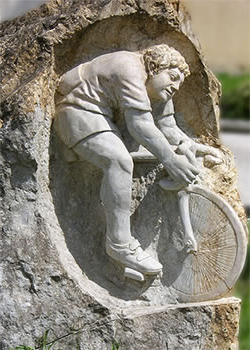 bike - scultura Pagnano